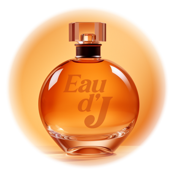 Eau d'J bottle